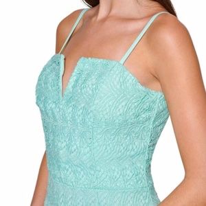 GUESS  Mint Colored Lace Cami Midi Dress Size 14